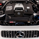 The 4.0-liter twin-turbo ‘63' V8 in a Mercedes-AMG G63.
